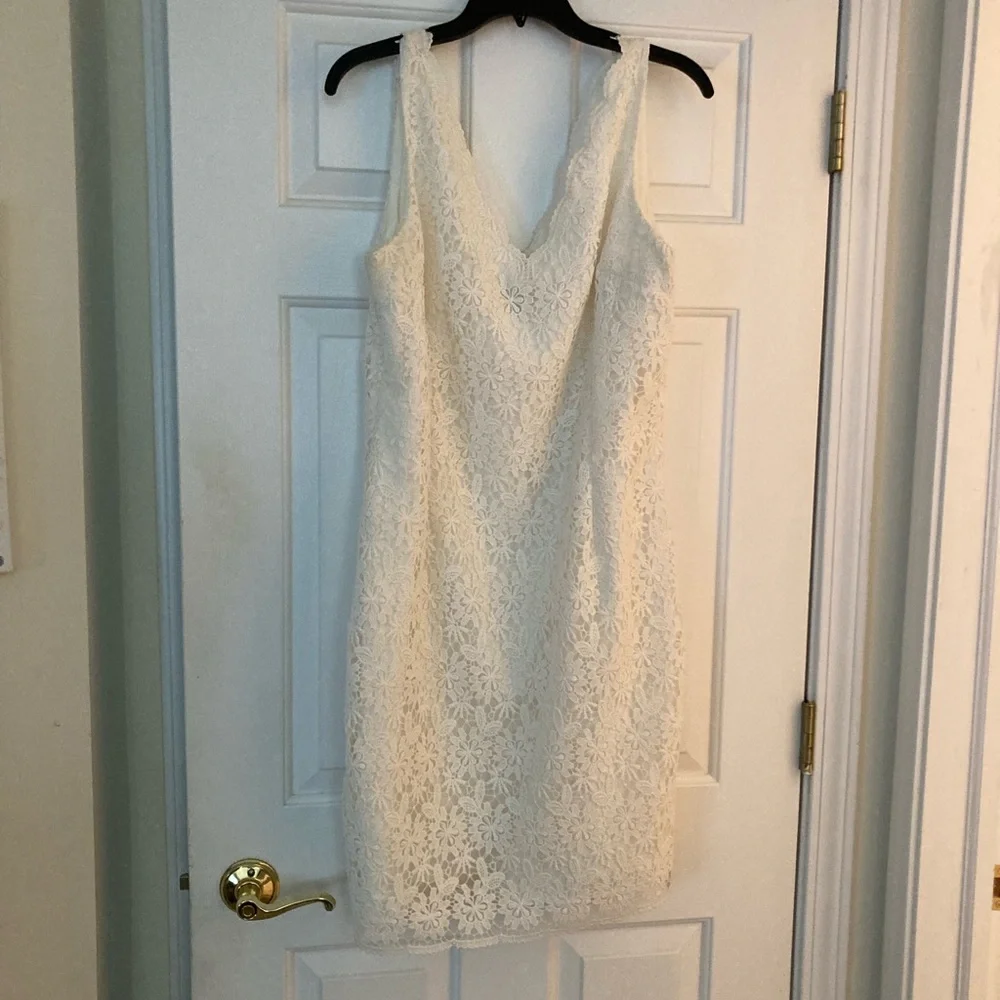 ANN TAYLOR V neck midi dress - Picture 8 of 10